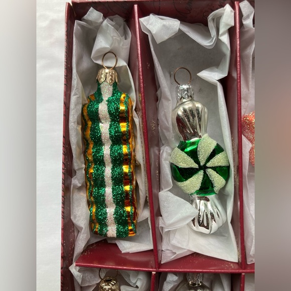 COPY - Hallmark Blown Glass 8 Sweet Memories Crown Reflection Ornaments FREE Gi… - Picture 2 of 6